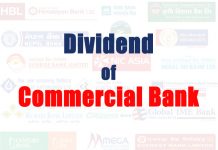 Dividend of commercial bank 2078 dividend of commercial bank 2078
